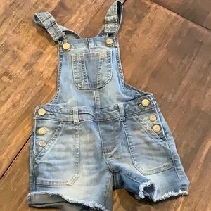 Girls Short Overalls